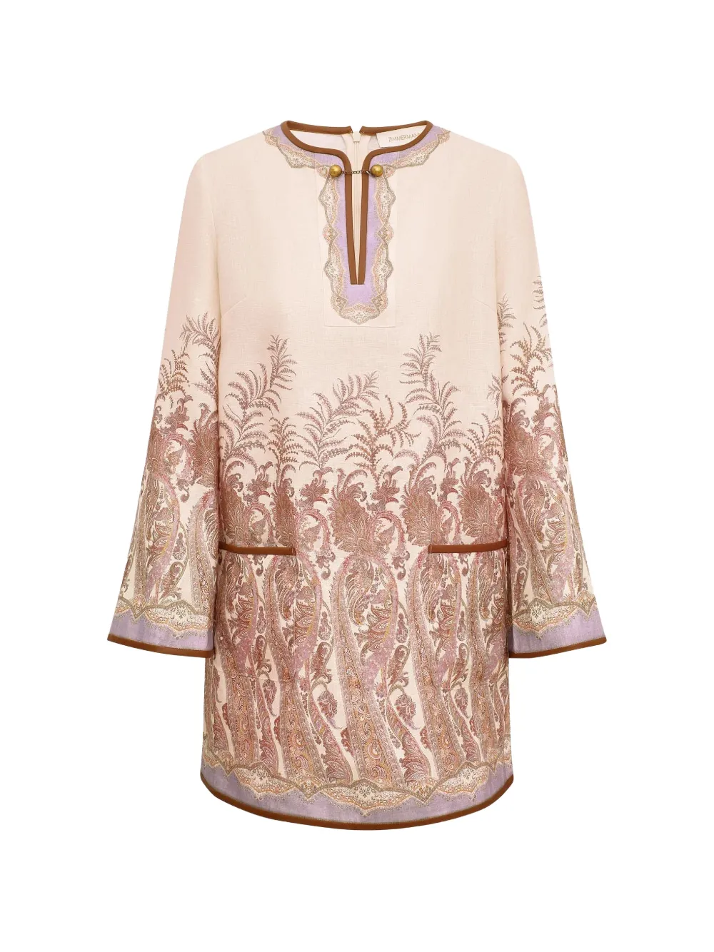 ZIMMERMANN Alchemy tunic dress - Toni neutri