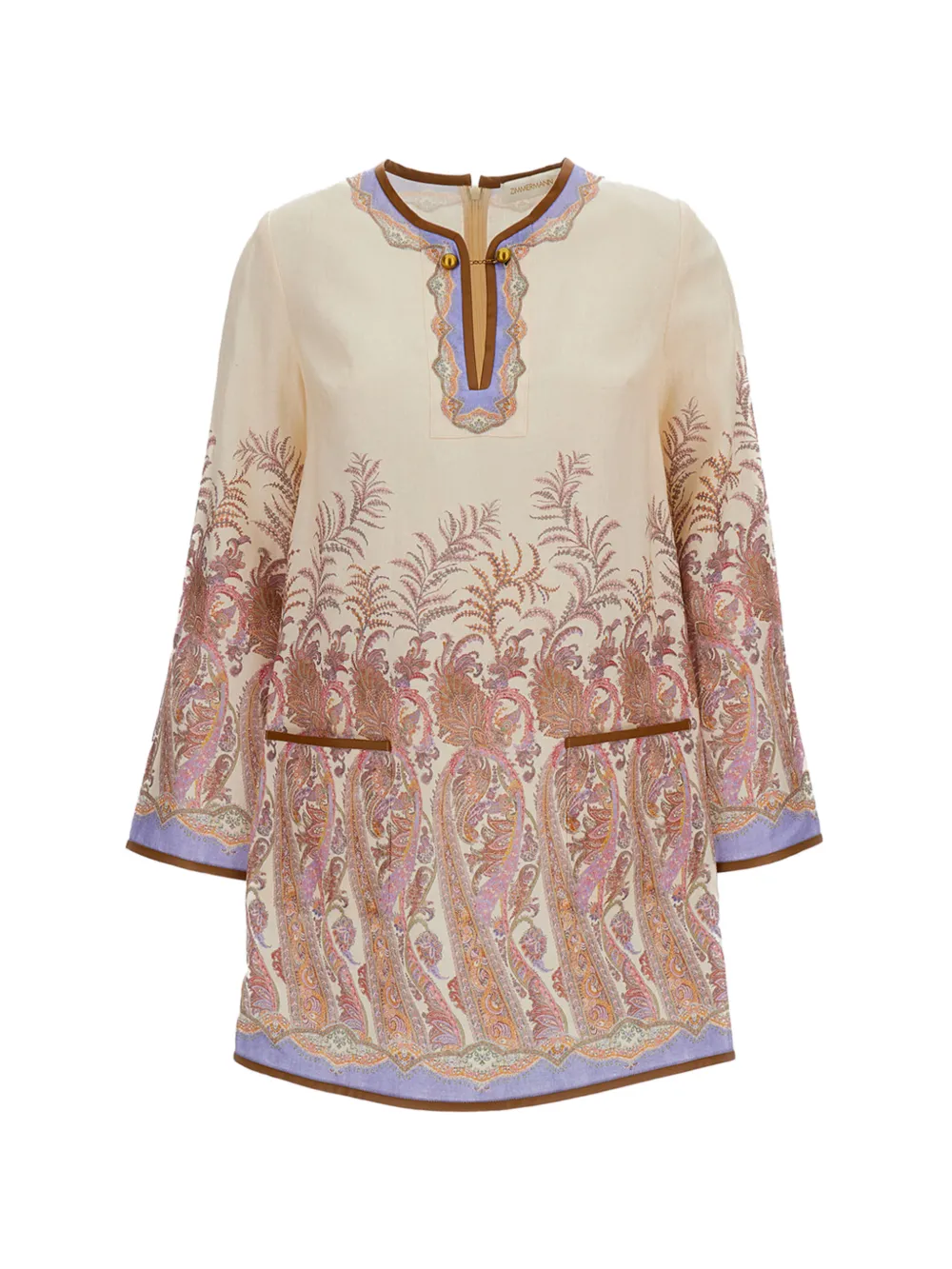 ZIMMERMANN Alchemy tunic dress - Toni neutri