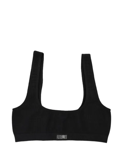 MM6 Maison Margiela Numbers-motif bralette
