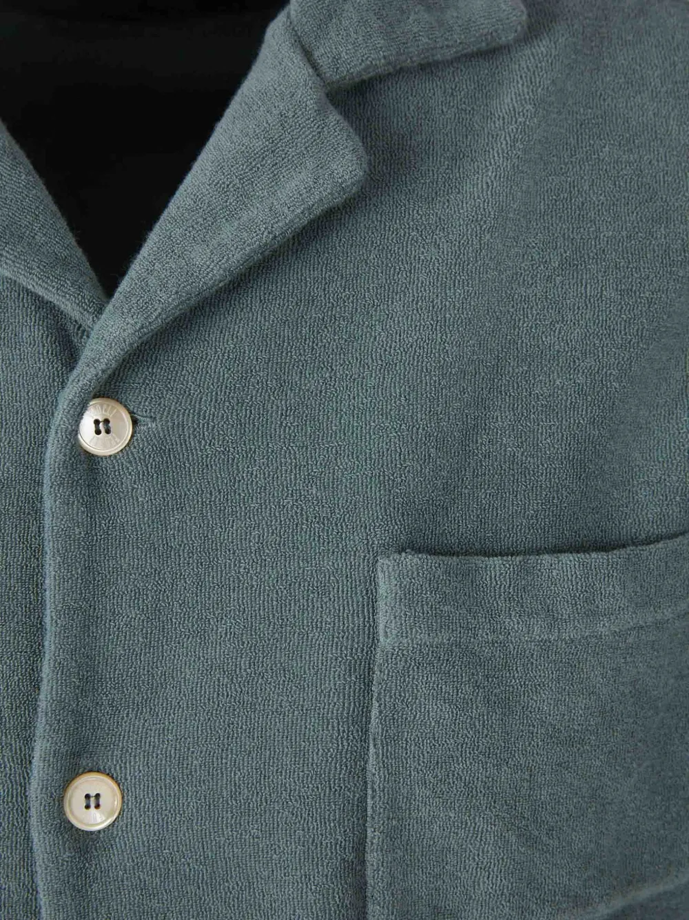  Fedeli Terry-cloth Shirt - Blue 