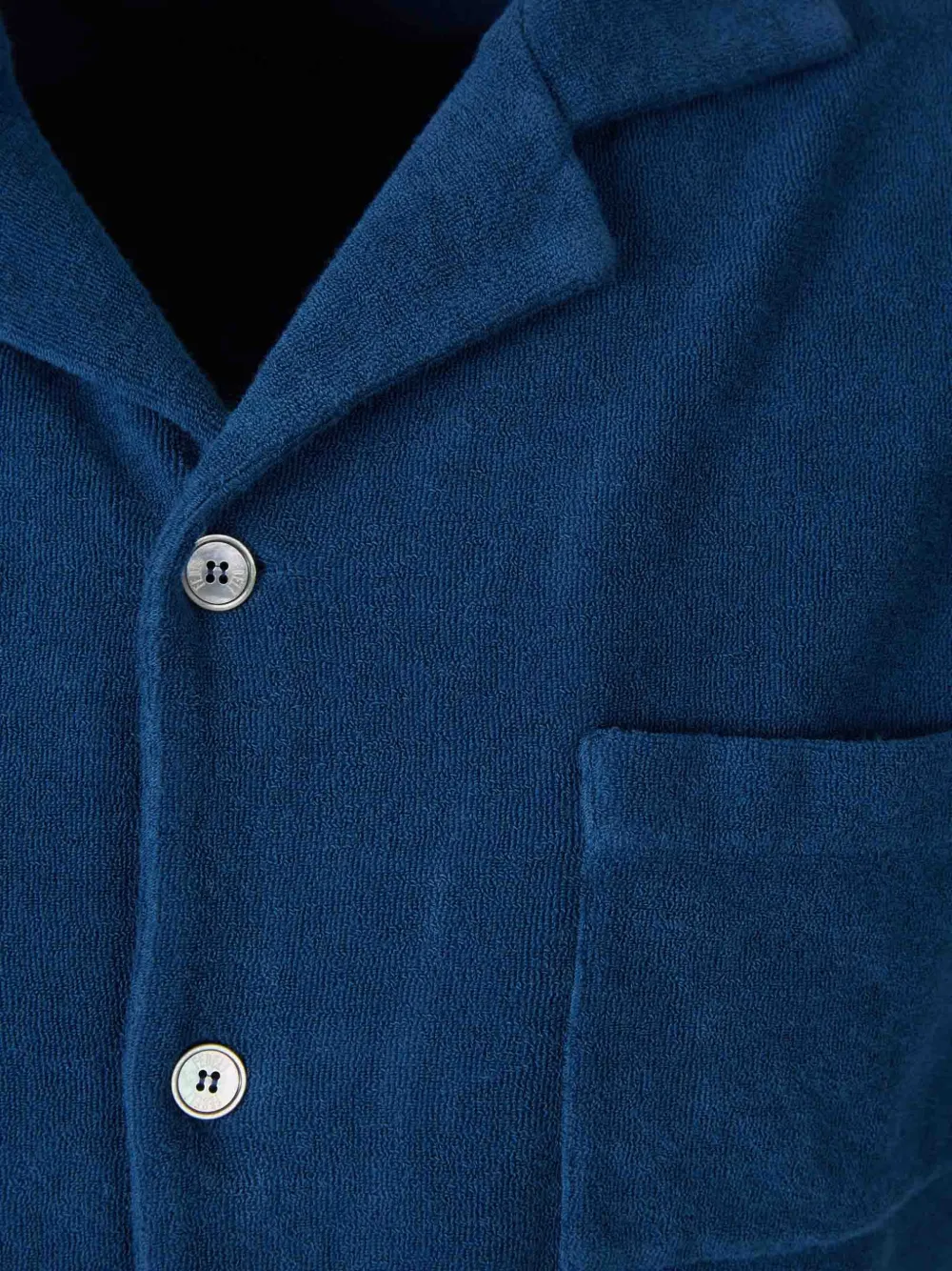  Fedeli Patch-pocket Shirt - Blue 