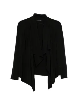 Yohji Yamamoto バルーンスリーブ ラップジャケット | ブラック