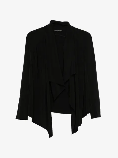 Yohji Yamamoto draped open-front jacket