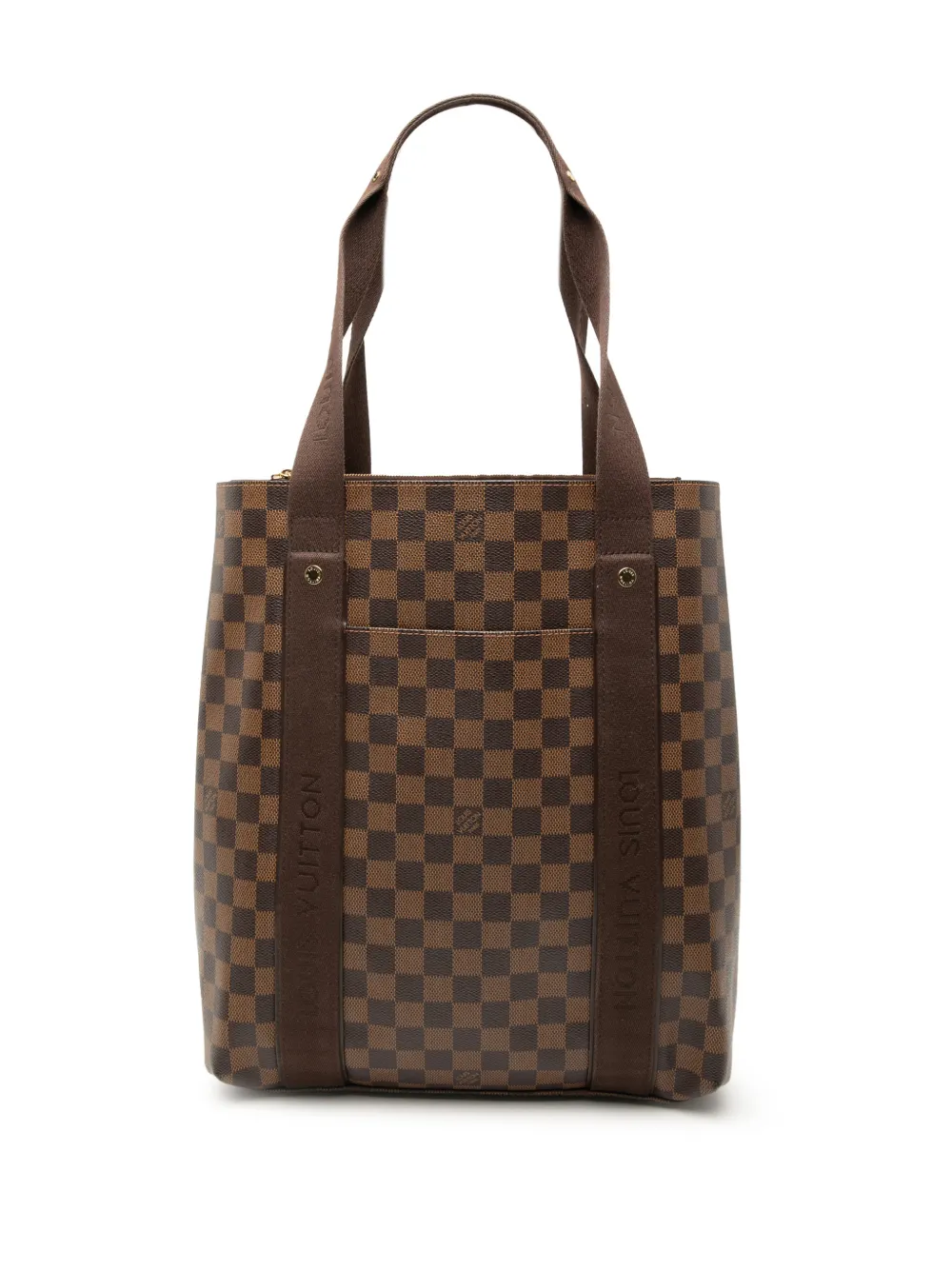 Louis Vuitton Pre-Owned 2012 Damier Ebene Cabas Beaubourg tote bag - Marrone