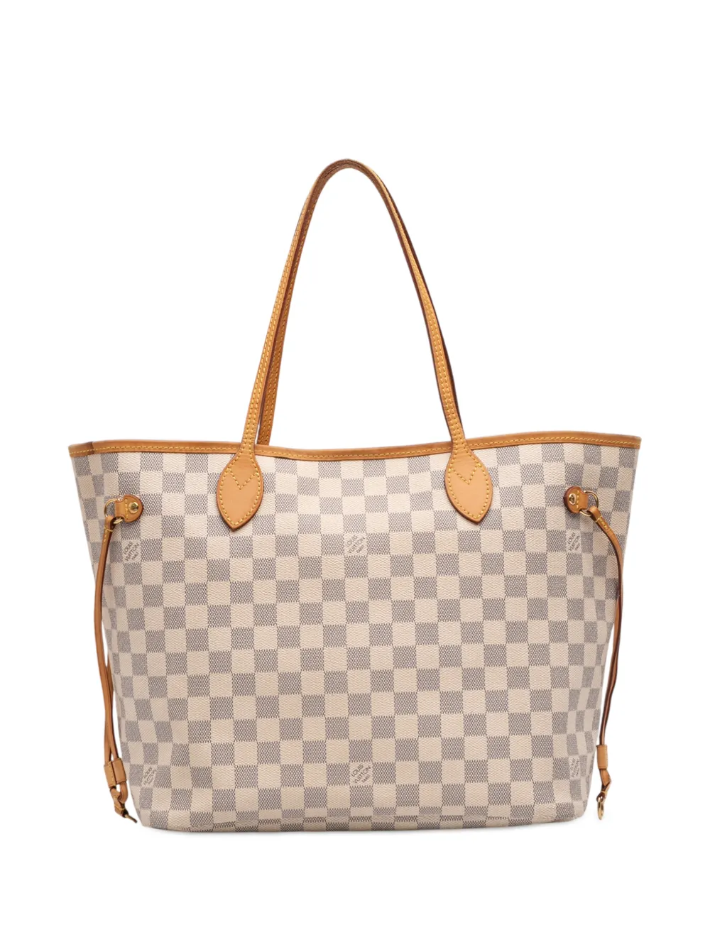 Louis Vuitton Pre-Owned 2012 Damier Azur Neverfull MM tote bag - Bianco