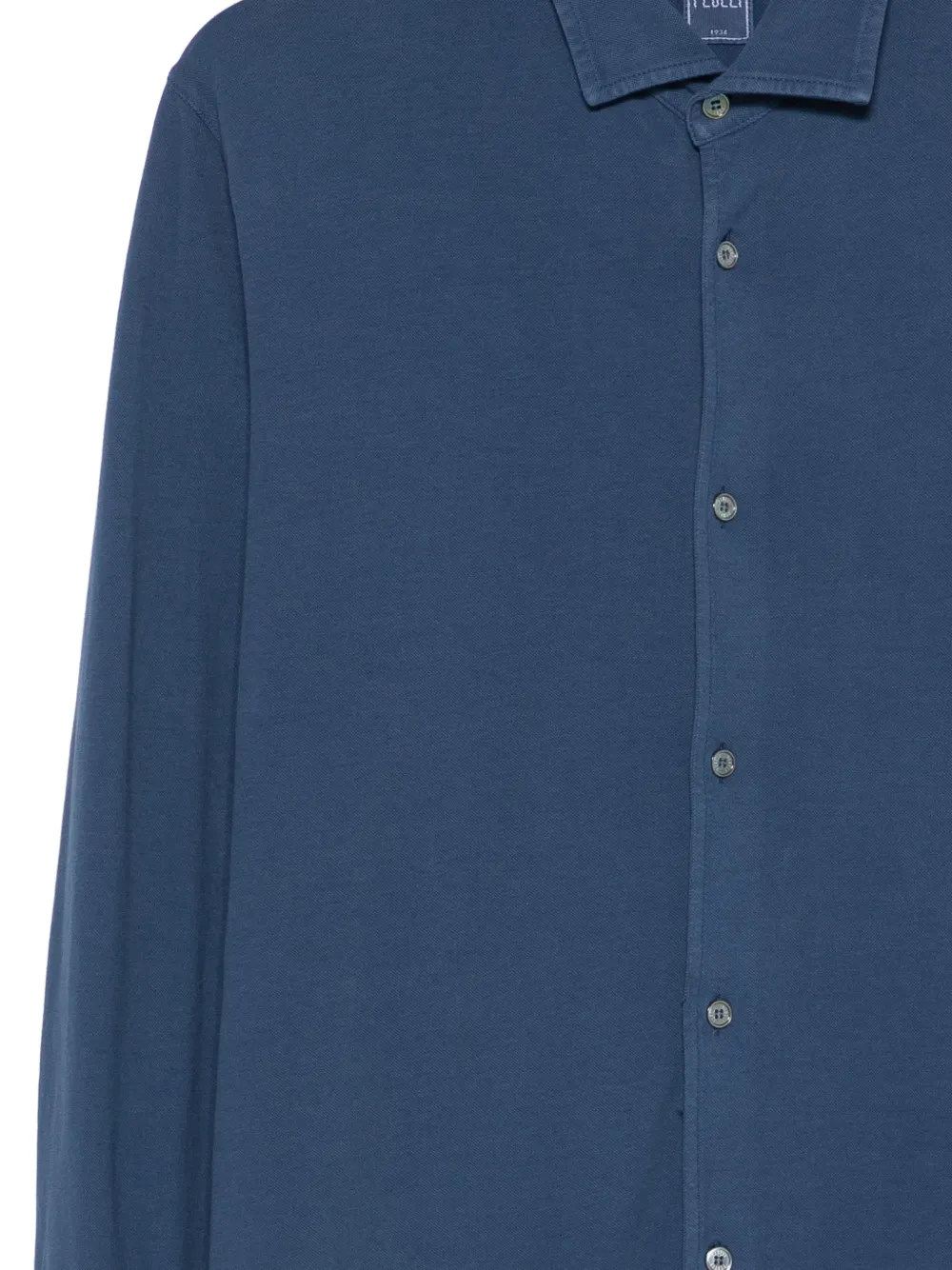 Fedeli Jersey overhemd Blauw