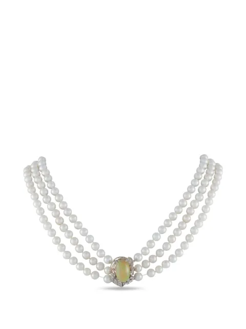 LB Exclusive collier à perle et diamant