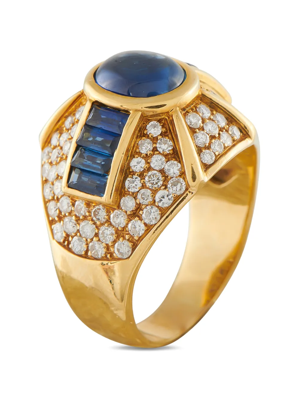 LB Exclusive diamond and sapphire ring - Oro