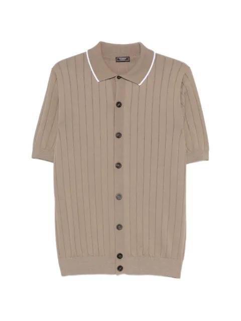 Peserico ribbed buttoned shirt