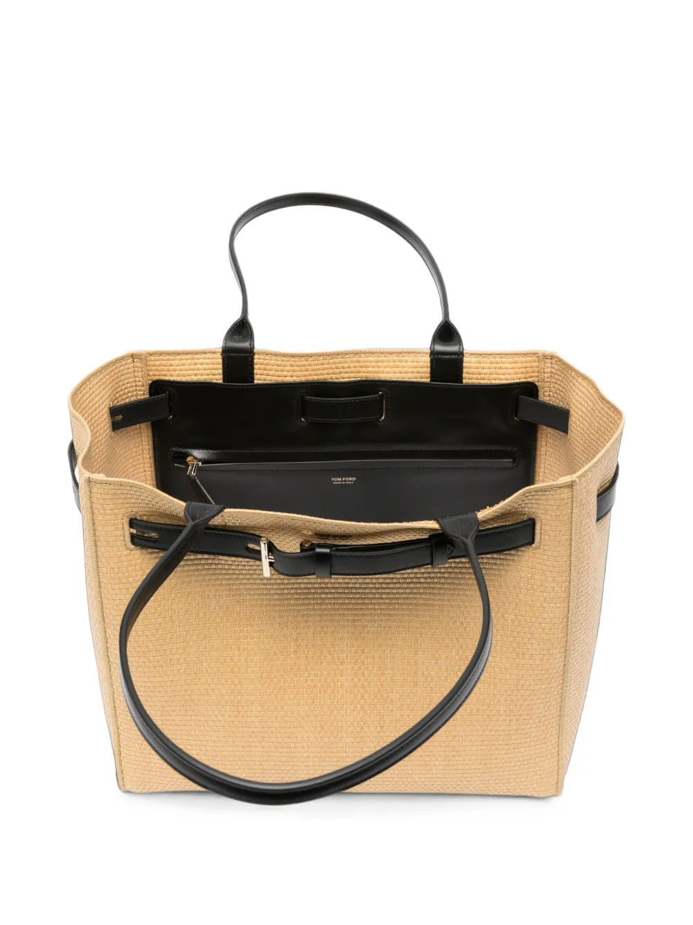 TOM FORD Geweven shopper Beige