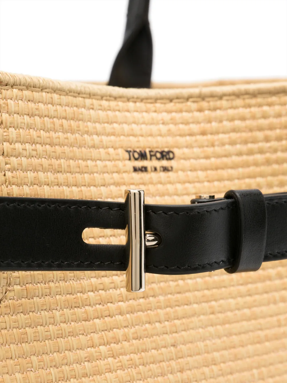 TOM FORD Geweven shopper Beige