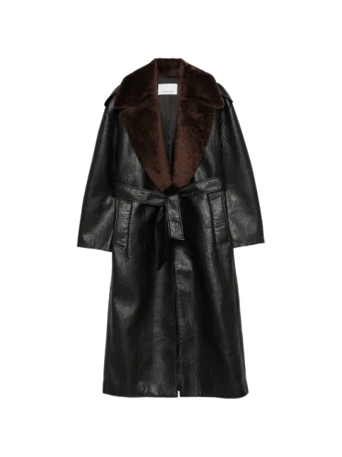 The Frankie Shop Edra removable-collar trench coat