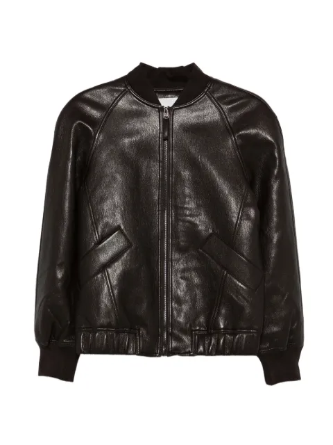 The Frankie Shop Alena faux-leather bomber jacket