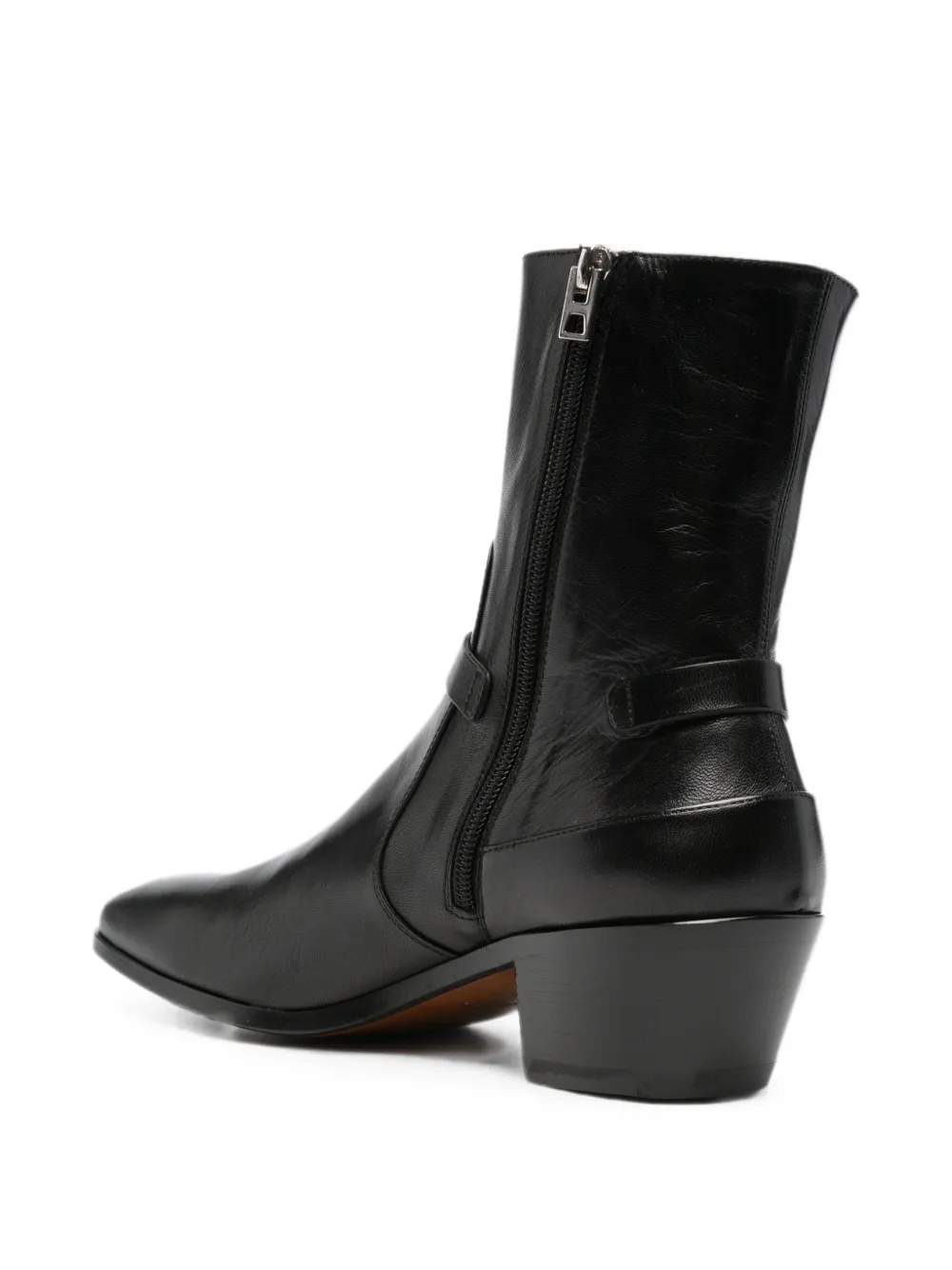 TOM FORD harness-detail ankle boots Zwart