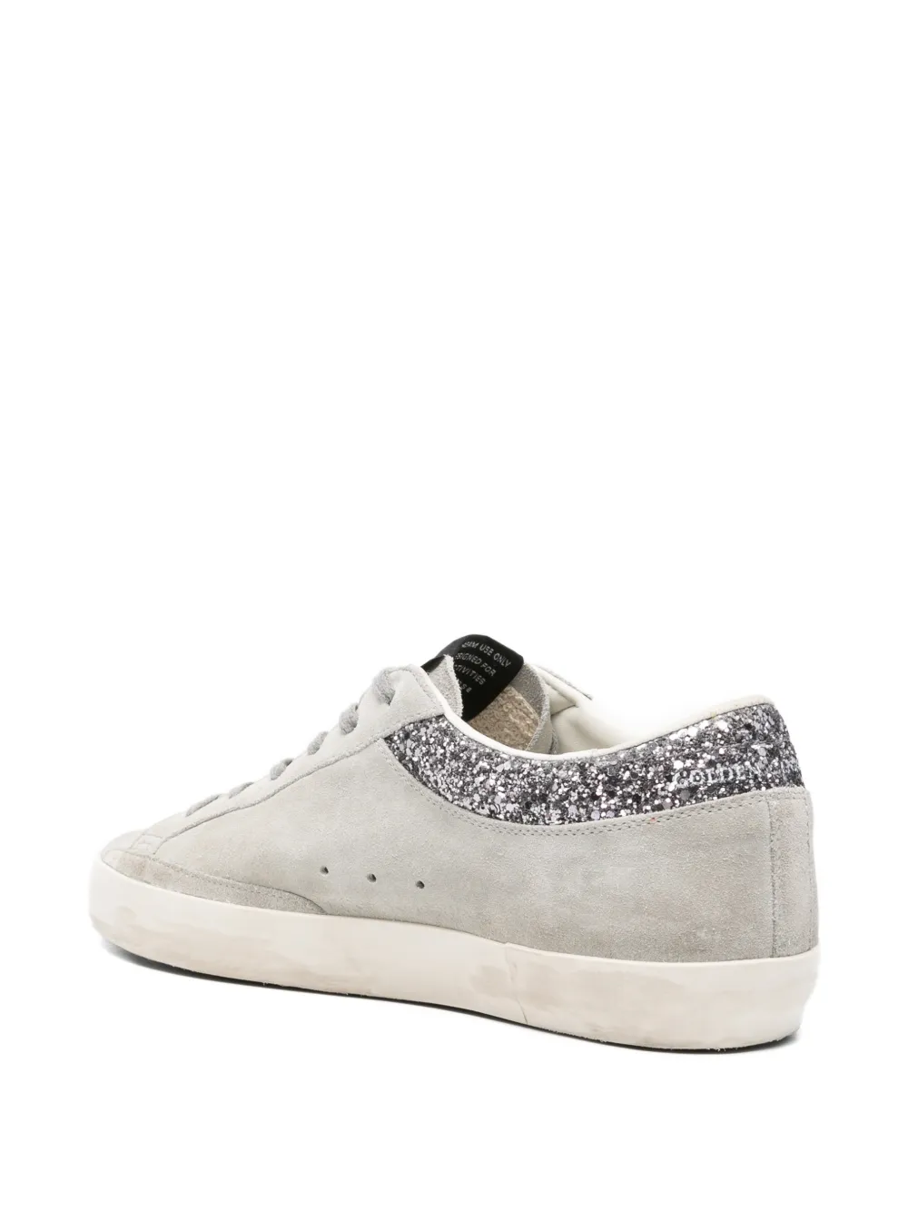 Golden Goose x Browns Superstar sneakers verfraaid met glitter Grijs