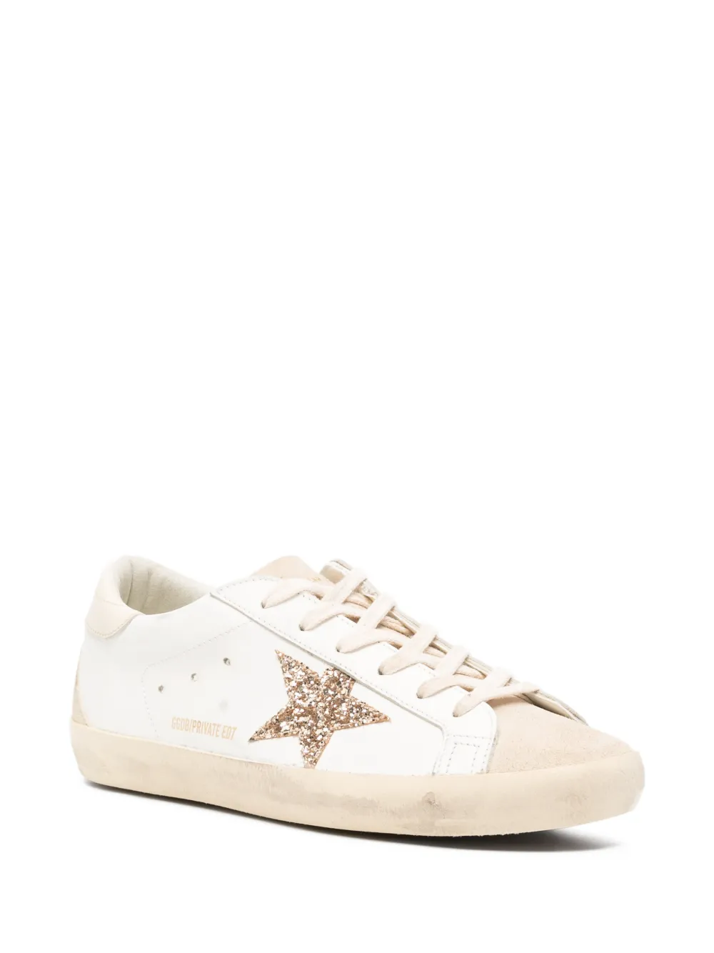 Golden Goose x Browns Superstar sneakers met glitters-patch Wit