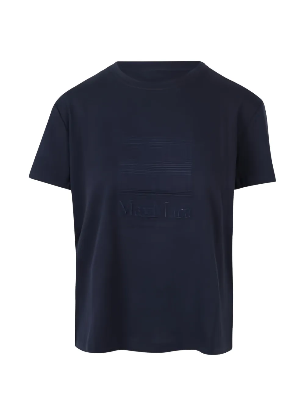 'S Max Mara logo-embossed T-shirt - Blu