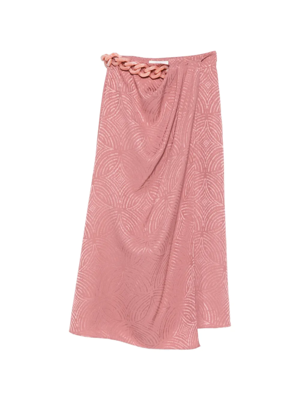 JOSEPH jacquard chain midi skirt - Rosa