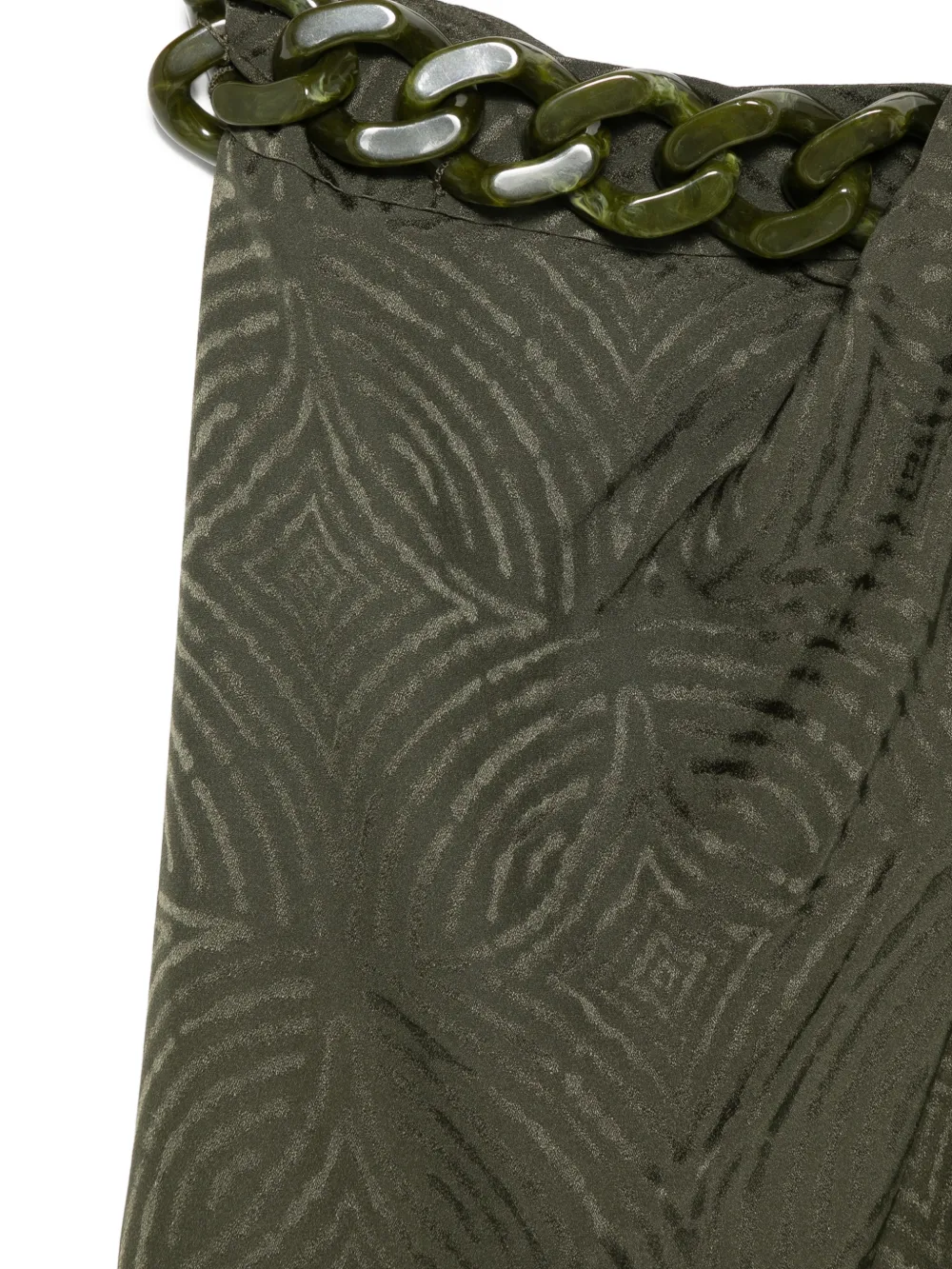 JOSEPH Midi-rok met jacquard en ketting Groen