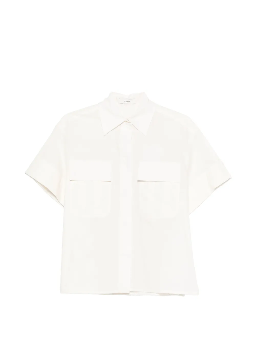 JOSEPH Justo chest-pocket shirt - Toni neutri