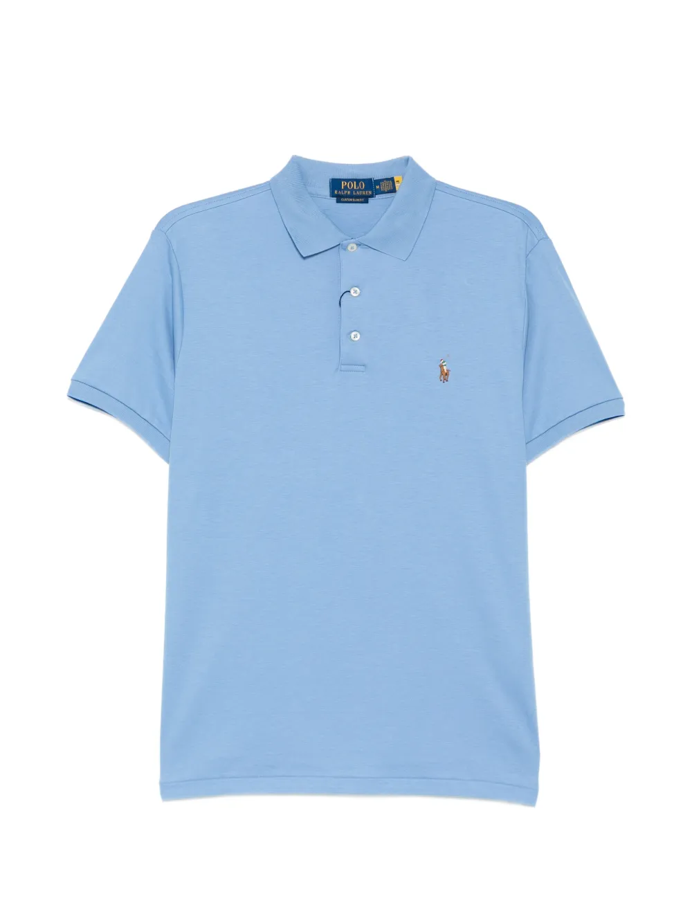 Polo Ralph Lauren logo-embroidered polo shirt - Blau