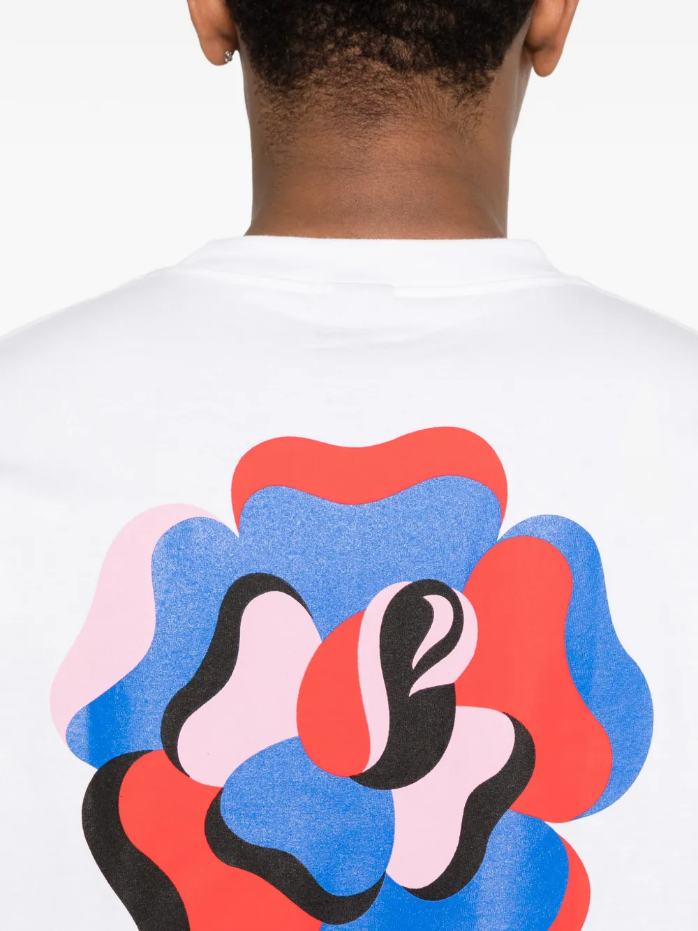 Obey T-shirt met logodetail Wit