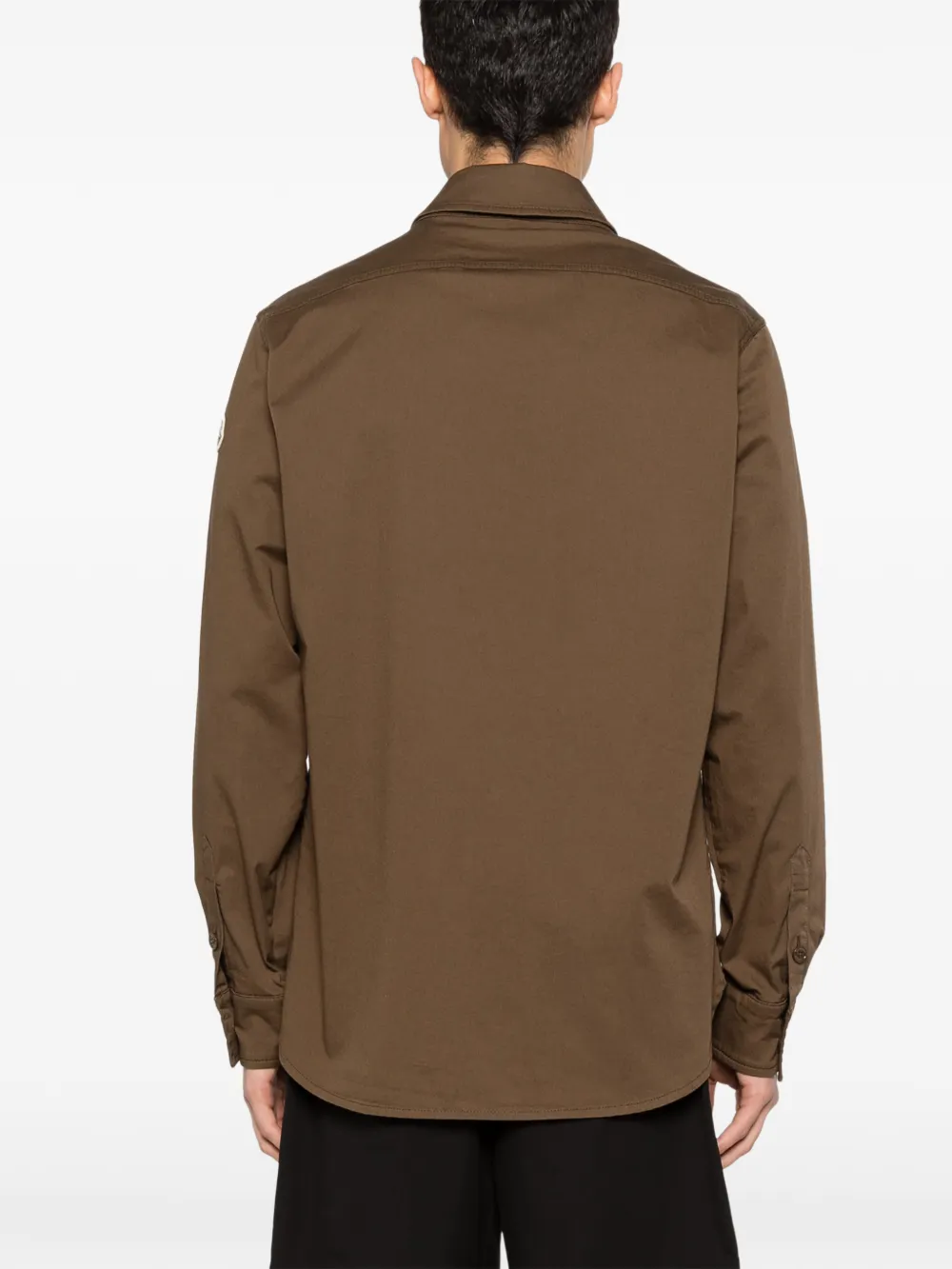 Moncler Jack met opgestikte zakken Bruin