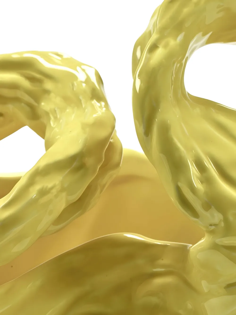  Serax Gala Handle Vase - Yellow 