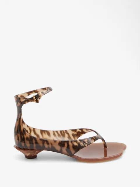 Chloé leopard-print sandals