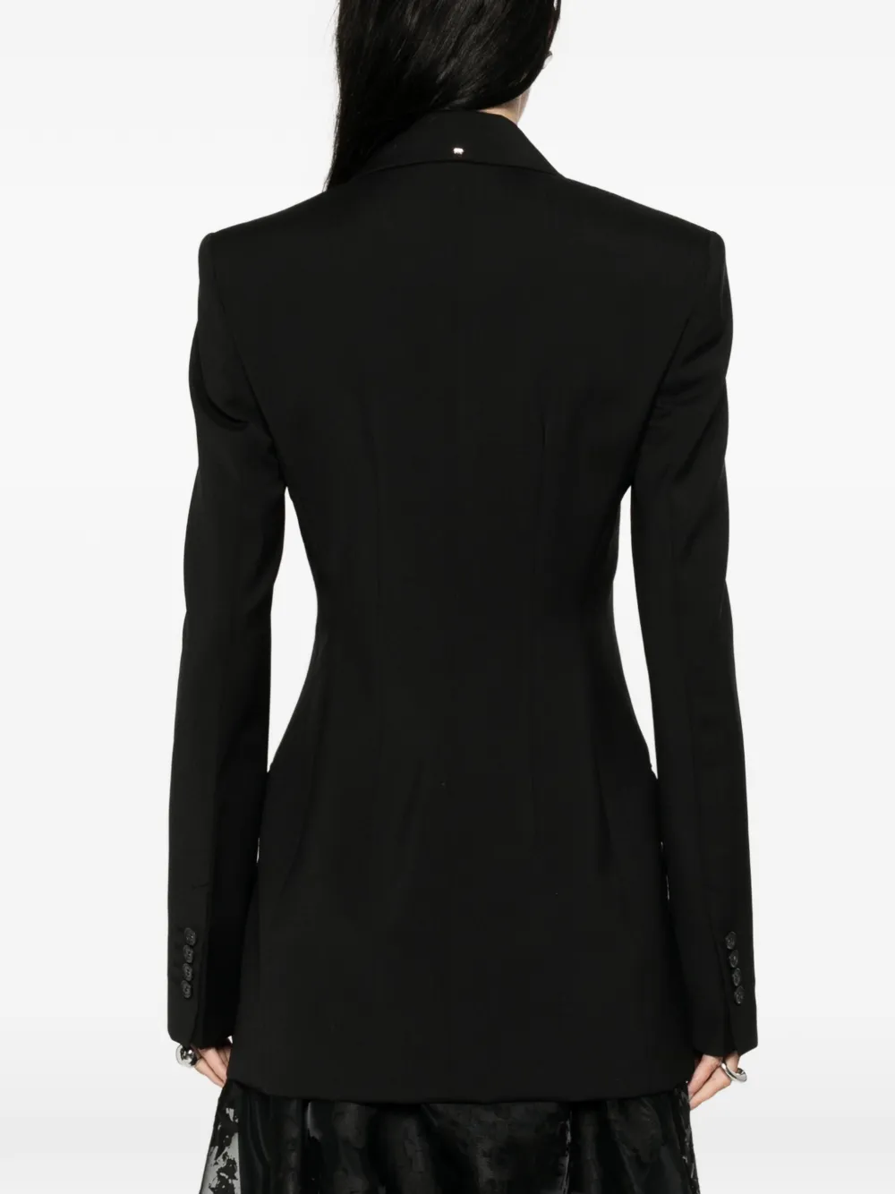 Sportmax Colbert met puntige revers Zwart