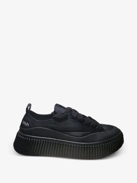 Rhun panelled platform sneakers