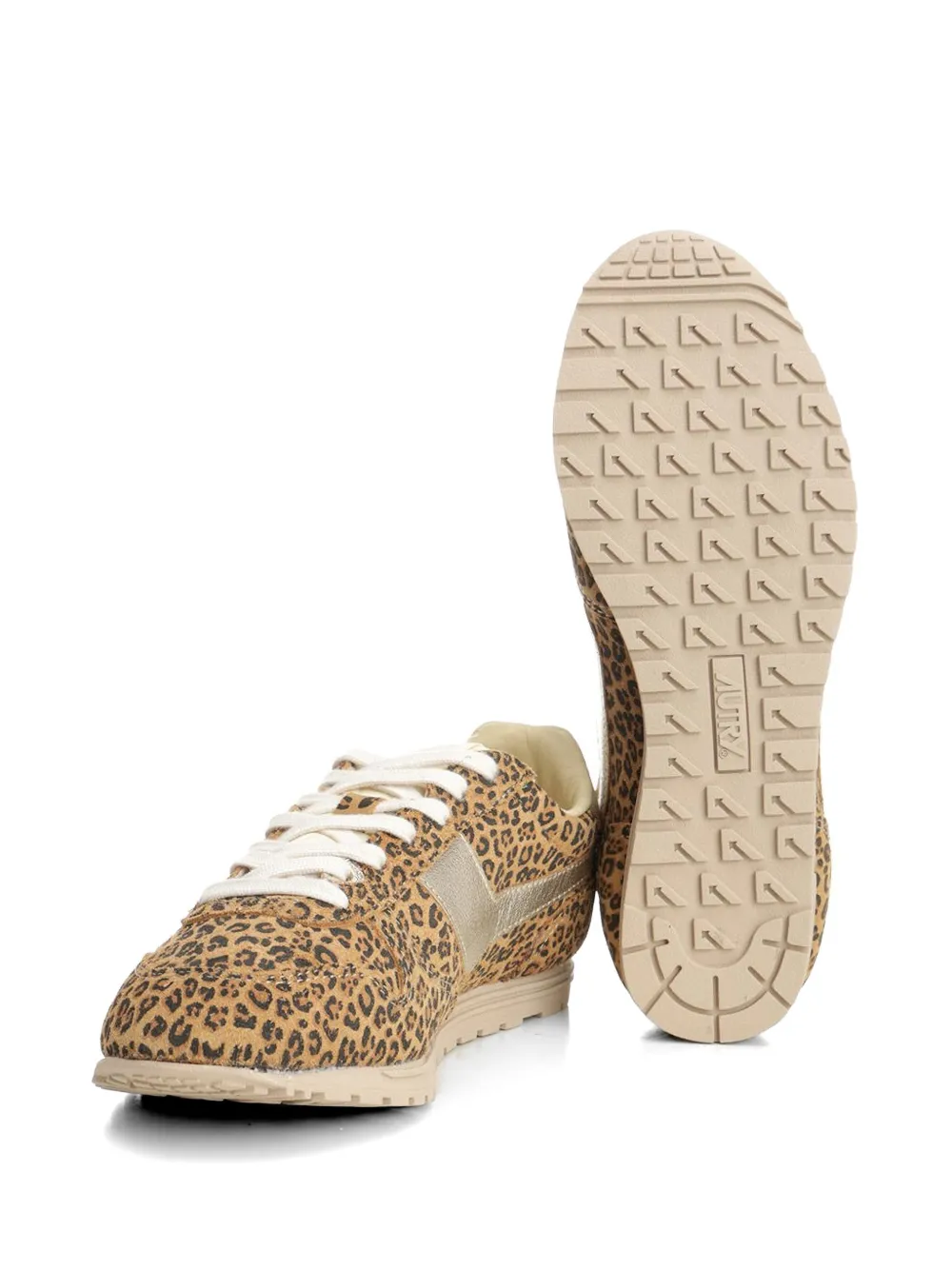 Autry Windspin suède sneakers Bruin