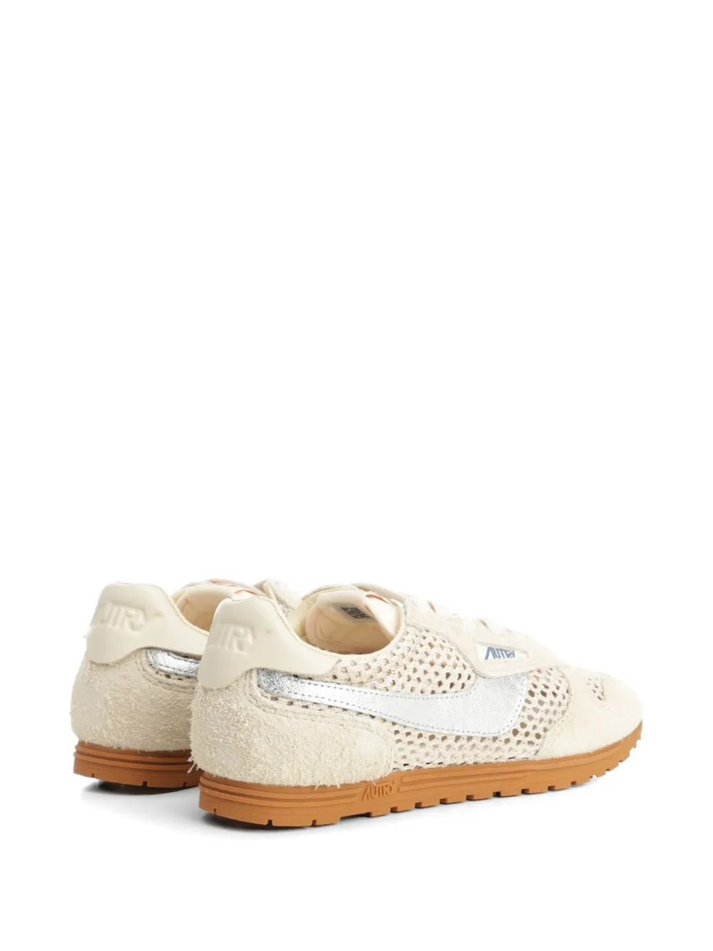 Autry Windspin sneakers met gebreid vlak Beige