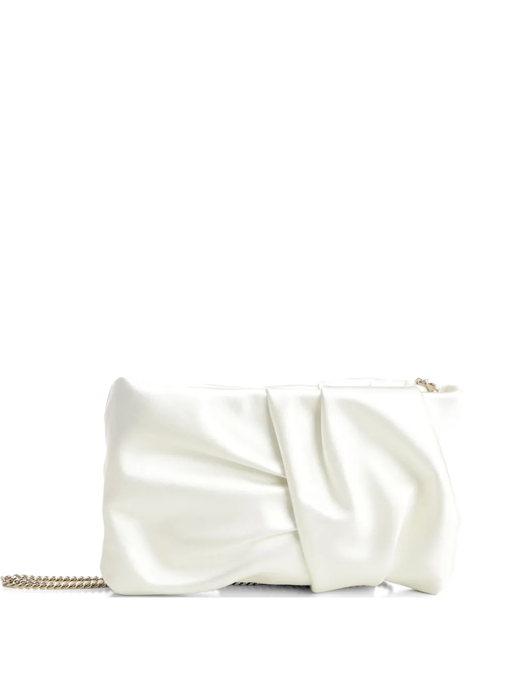 Jimmy Choo Bonny chain-strap clutch bag - Toni neutri