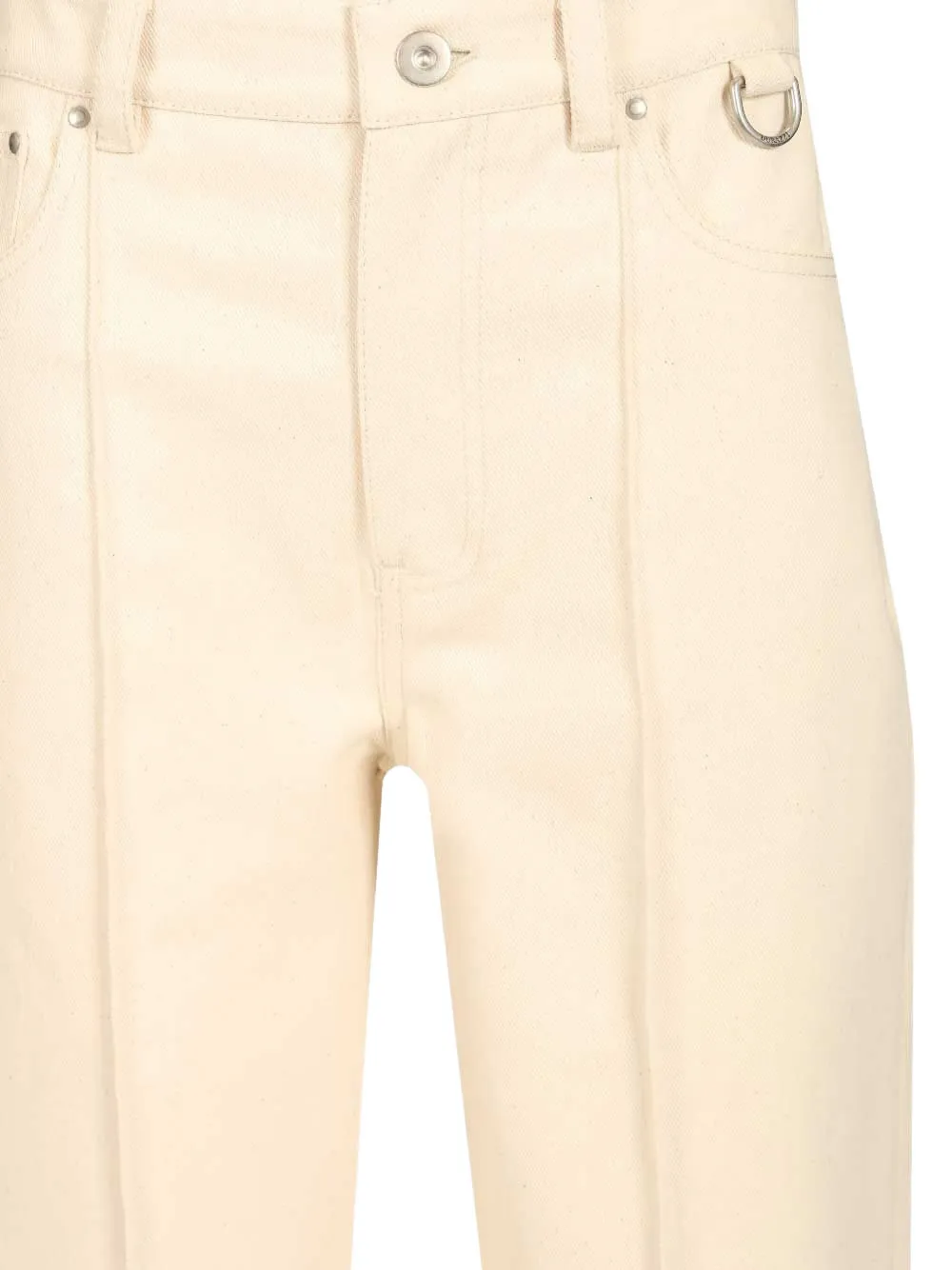 Panelled Wide-Leg Jeans