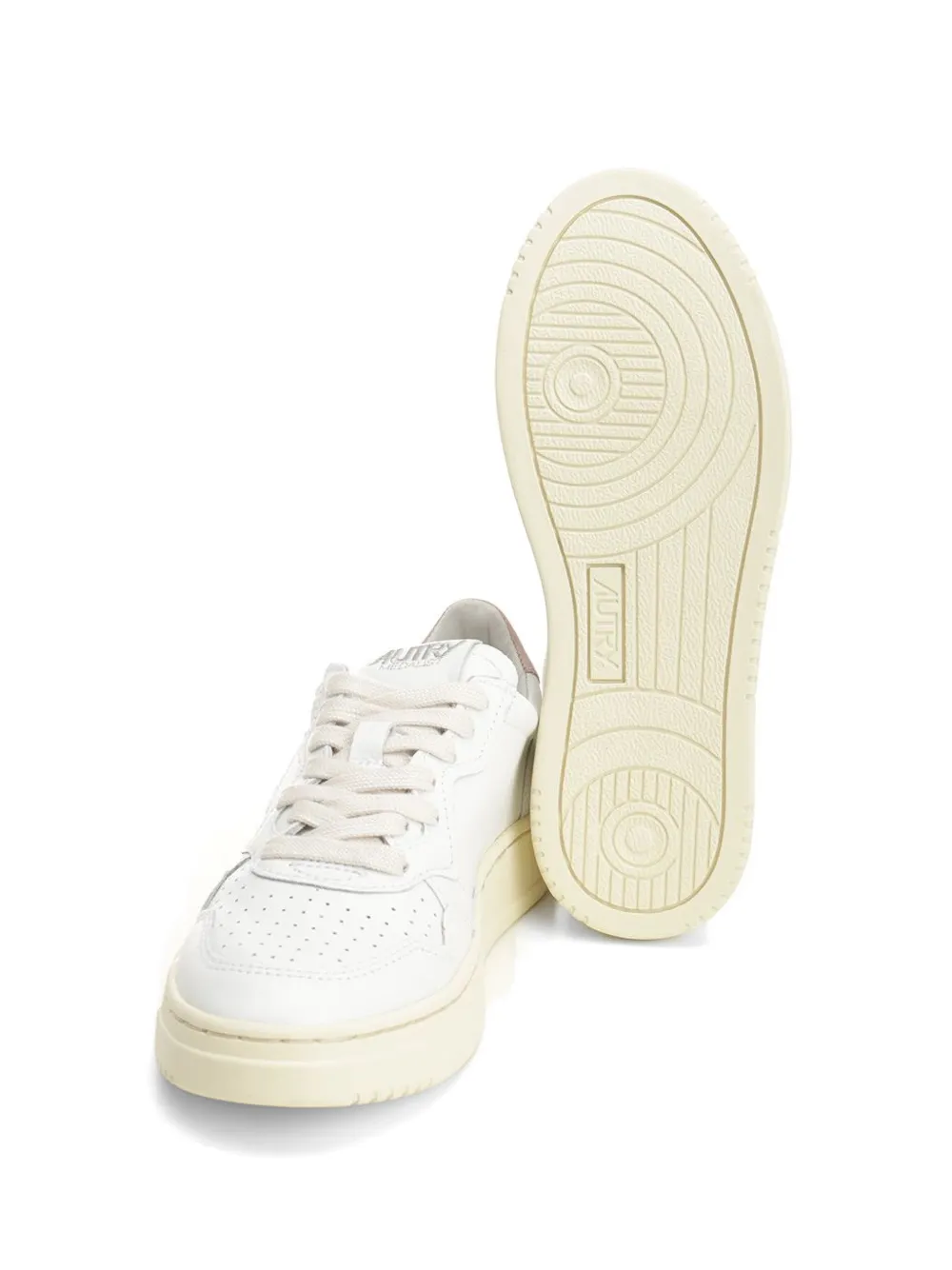 Autry padded collar medalist sneakers Wit