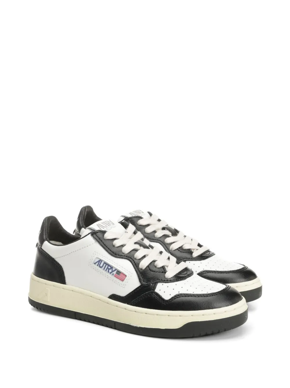 Autry Medalist leren low-top sneakers Wit