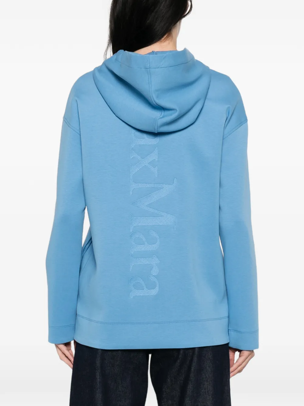 'S Max Mara Sweater met logoprint en rits Blauw