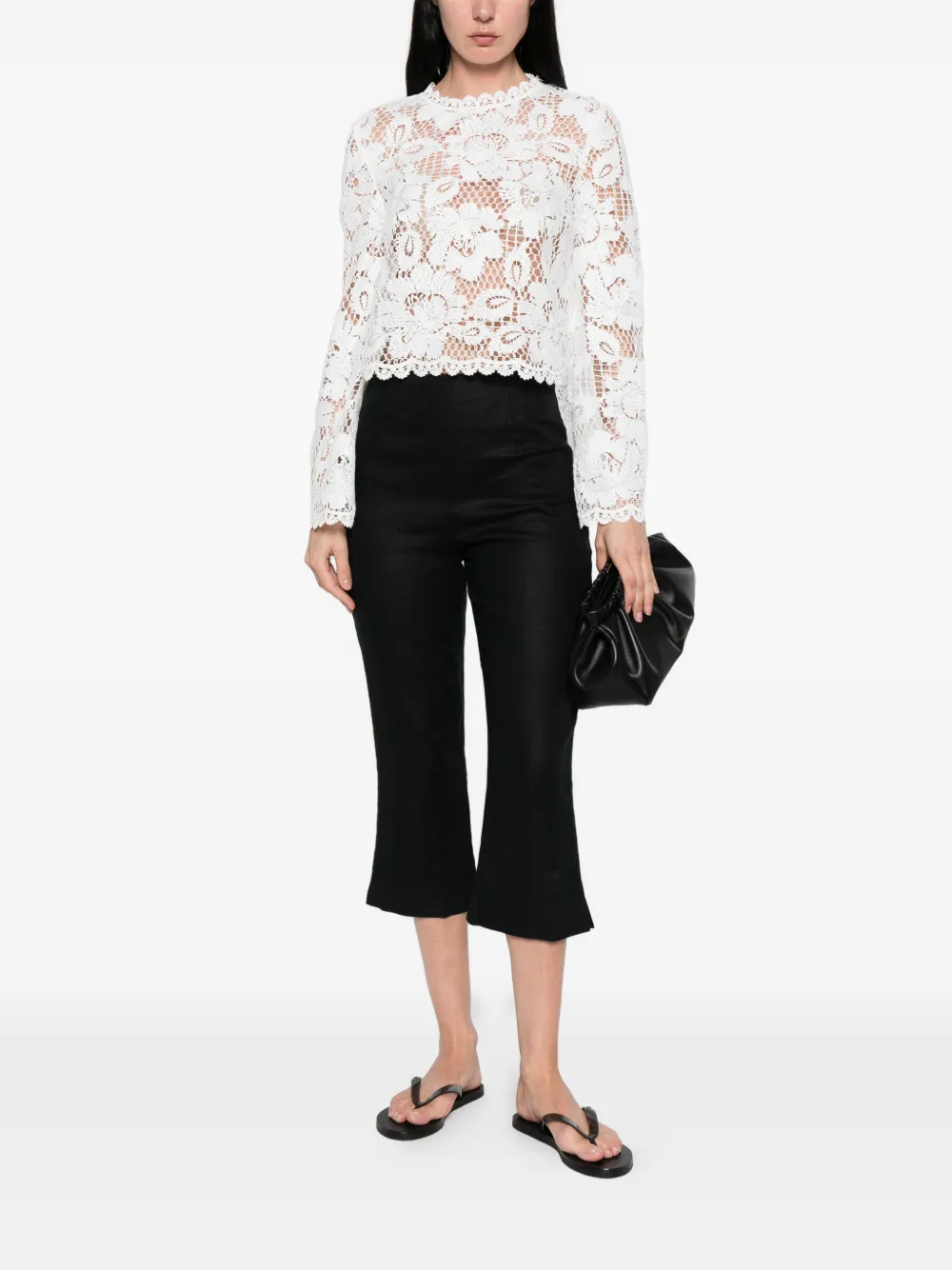  Self-portrait Lace Top - White 