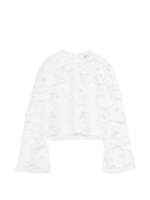 Self-Portrait lace top