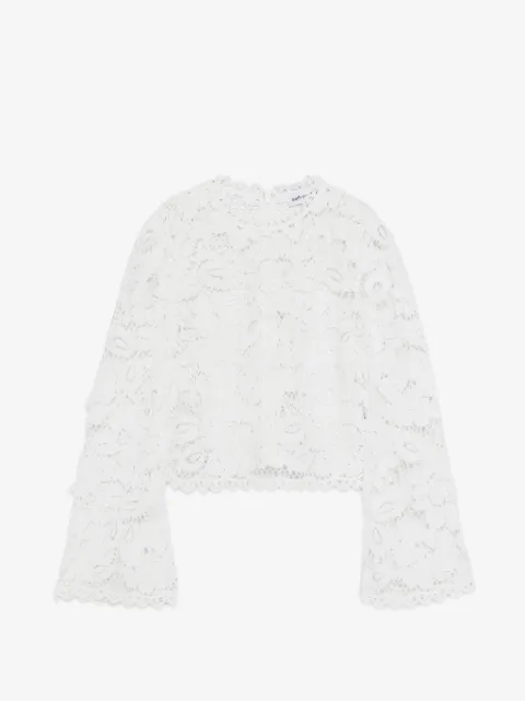 Self-Portrait lace top