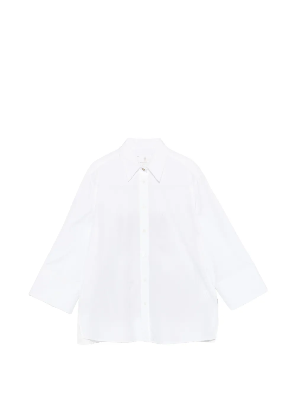 TRAME AUREE button front shirt - Bianco