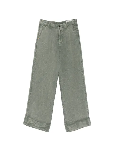 White Sand cuffed trousers