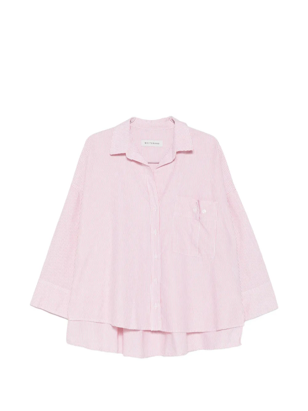 White Sand striped pocket shirt - Rosa