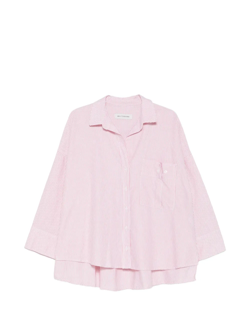 White Sand striped pocket shirt - Rosa