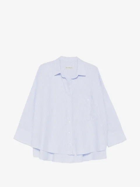 White Sand striped pocket shirt