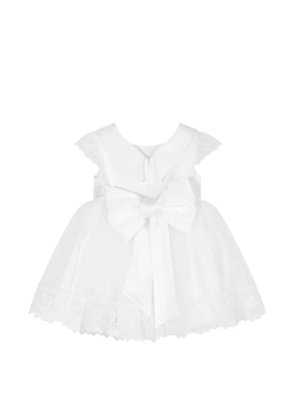 Dress & Fleur Haarband en jurk met bloemapplicatie Wit