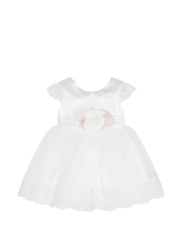 Dress & Fleur フローラル ワンピース＆ヘアバンド セット | ホワイト 