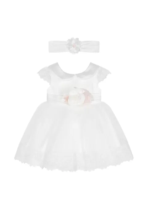 Dress & Fleur floral-appliqué dress and headband set