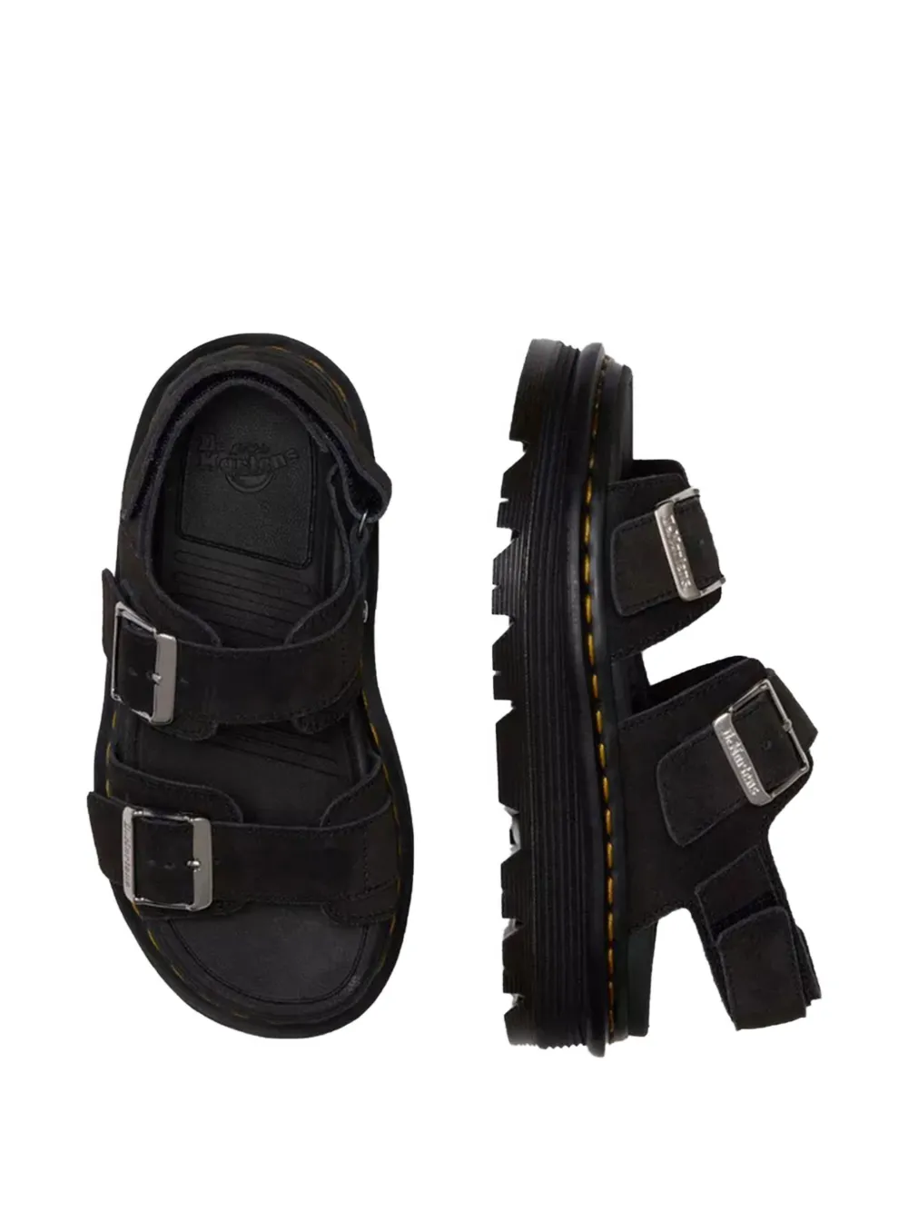 Dr. Martens Zebzag sandalen Zwart
